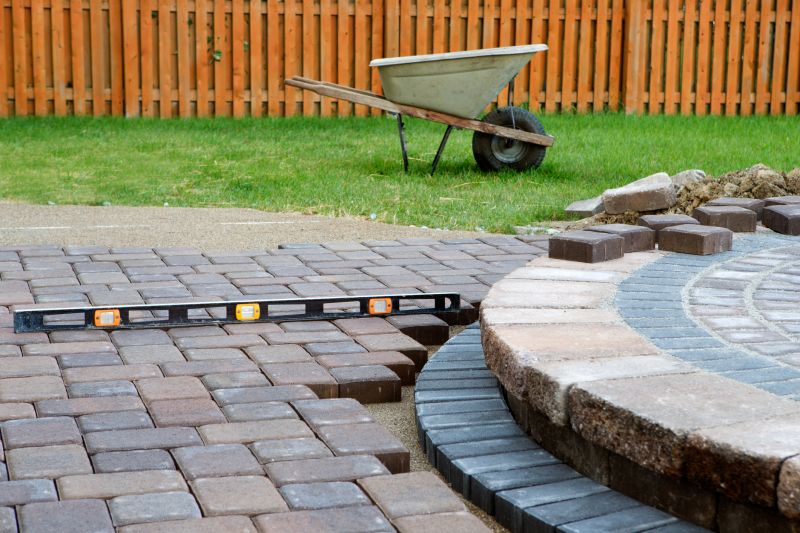 Patio Brick Installation in Warwick, RI