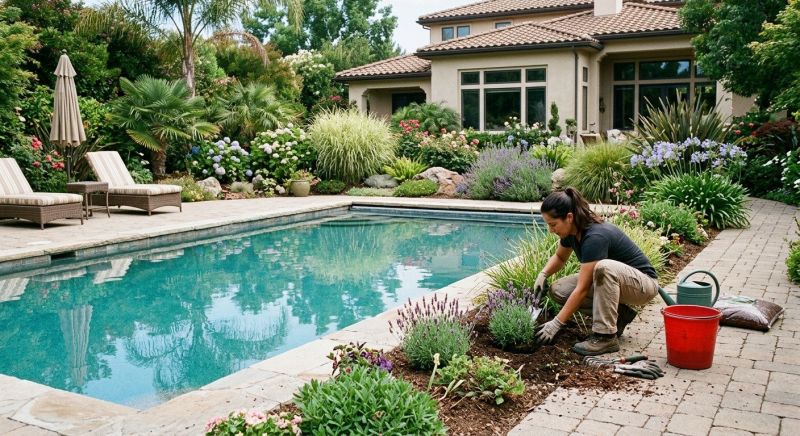 Pool Deck Landscaping in Honolulu, HI